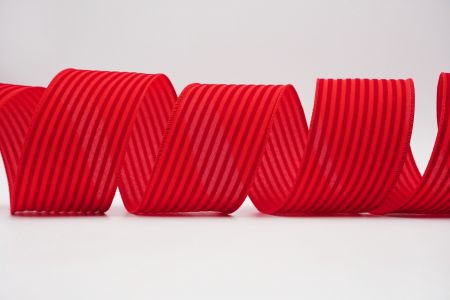 Striped Wired Ribbon_KF6688GC-8-7_Red